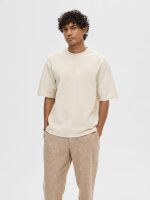 SELECTED - SLHLOOSEOSCAR SS O-NECK TEE NO