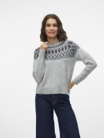 VERO MODA - VMSIMONE LS NORDIC PULLOVER GA