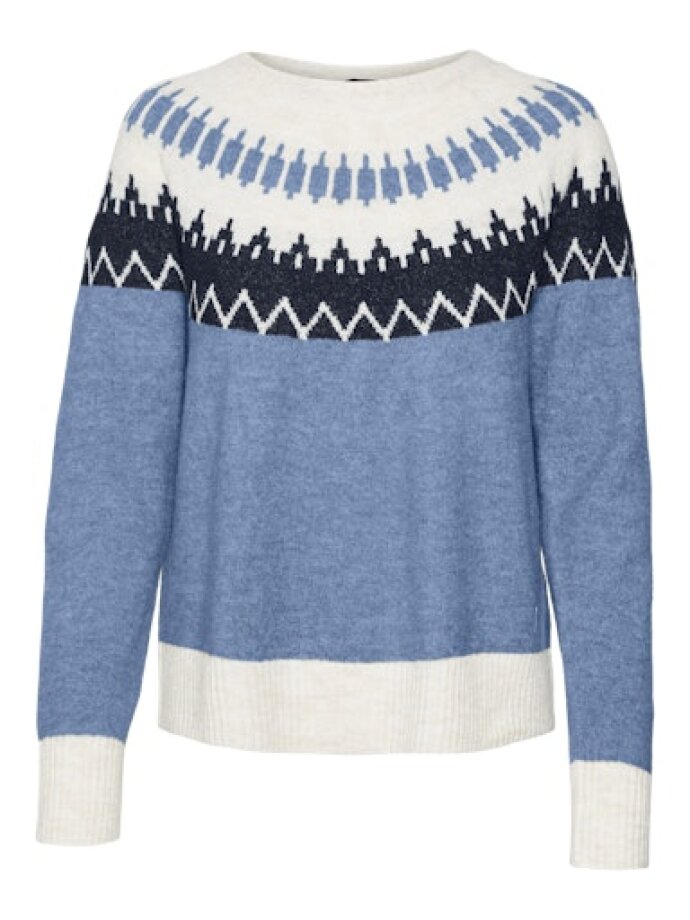 VERO MODA - VMSIMONE LS NORDIC PULLOVER GA