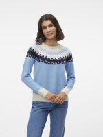 VERO MODA - VMSIMONE LS NORDIC PULLOVER GA