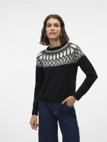 VERO MODA - VMSIMONE LS NORDIC PULLOVER GA