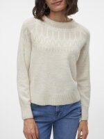 VERO MODA - VMSIMONE LS NORDIC PULLOVER GA