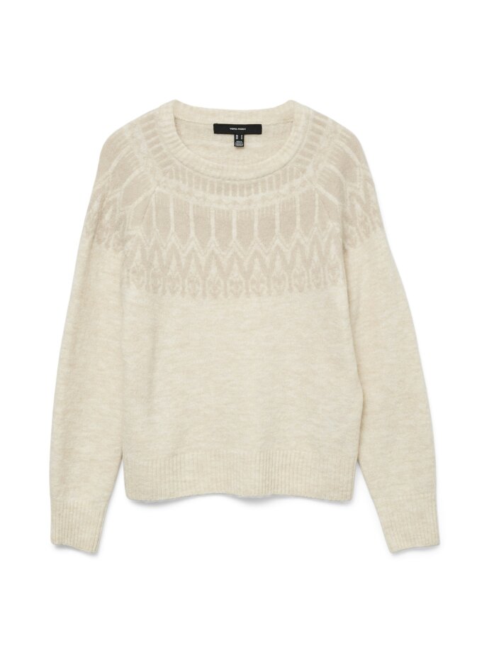 VERO MODA - VMSIMONE LS NORDIC PULLOVER GA