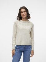 VERO MODA - VMSIMONE LS NORDIC PULLOVER GA