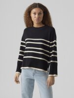 VERO MODA - VMSABA LS O-NECK STRIPE PULLOV