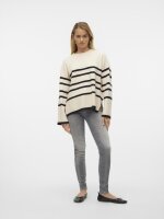 VERO MODA - VMSABA LS O-NECK STRIPE PULLOV