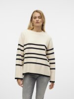 VERO MODA - VMSABA LS O-NECK STRIPE PULLOV