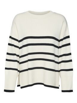 VERO MODA - VMSABA LS O-NECK STRIPE PULLOV