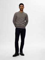 SELECTED - SLHROSS LS KNIT STRUCTURE CREW