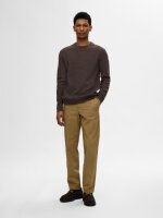 SELECTED - SLHROSS LS KNIT STRUCTURE CREW