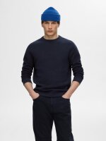 SELECTED - SLHROSS LS KNIT STRUCTURE CREW