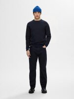 SELECTED - SLHROSS LS KNIT STRUCTURE CREW