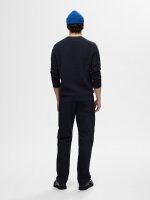 SELECTED - SLHROSS LS KNIT STRUCTURE CREW