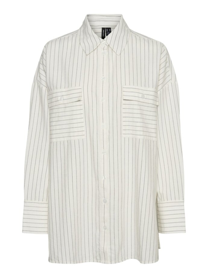 VERO MODA - VMSIRI LS OVERSIZED WIDE SHIRT