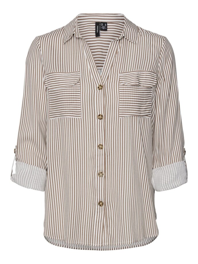 VERO MODA - VMBUMPY L/S SHIRT NEW WVN GA N