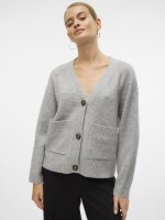 VERO MODA - VMBOOM LS V-NECK BUTTON CARDIG