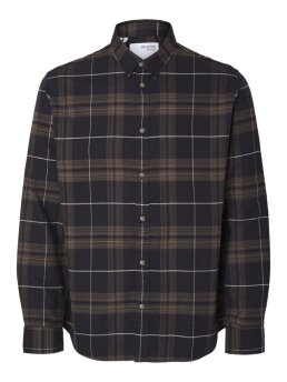 SELECTED - SLHSLIMOWEN-FLANNEL SHIRT LS N