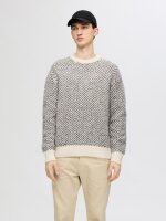 SELECTED - SLHHARRY LS KNIT RELAXED CREW