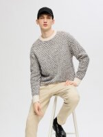 SELECTED - SLHHARRY LS KNIT RELAXED CREW