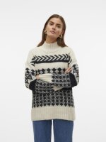 VERO MODA - VMAMPLE LS HIGHNECK PULLOVER G