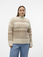 VERO MODA - VMAMPLE LS HIGHNECK PULLOVER G