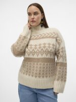 VERO MODA - VMAMPLE LS HIGHNECK PULLOVER G