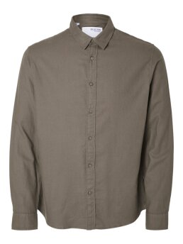 SELECTED - SLHSLIMOWEN-BRUSHED SHIRT LS N