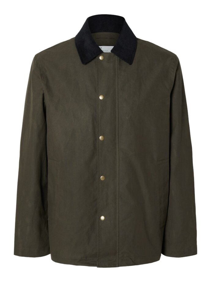 SELECTED - SLHWALTER WAXED COTTON JKT NOO