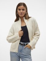 VERO MODA - VMESTHER LS HIGHNECK ZIP CARDI