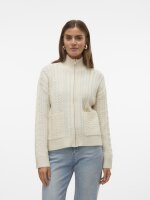 VERO MODA - VMESTHER LS HIGHNECK ZIP CARDI