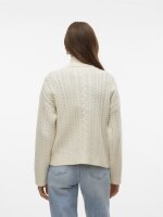 VERO MODA - VMESTHER LS HIGHNECK ZIP CARDI