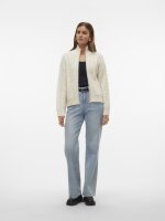 VERO MODA - VMESTHER LS HIGHNECK ZIP CARDI