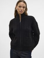 VERO MODA - VMESTHER LS HIGHNECK ZIP CARDI