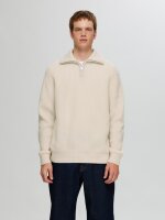 SELECTED - SLHLAND LS KNIT HALF ZIP