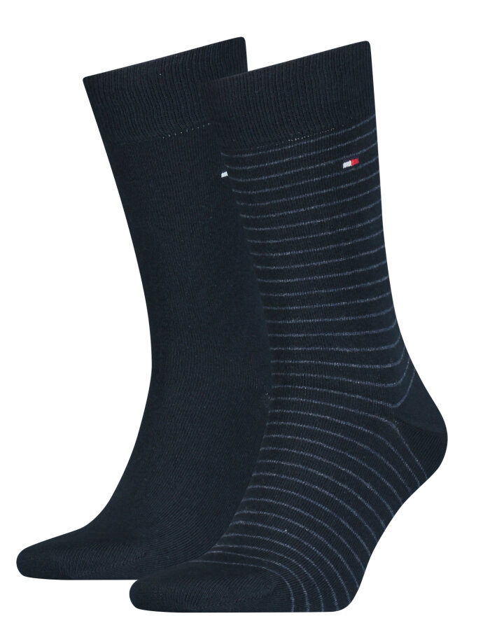 TOMMY HILFIGER - TH MEN SMALL STRIPE SOCK 2P