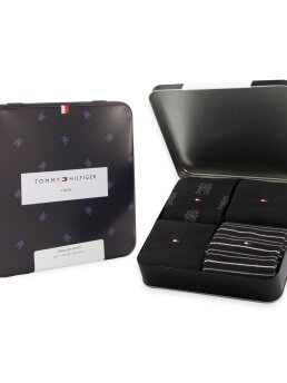 TOMMY HILFIGER - TH MEN SOCK 4P TIN GIFTBOX