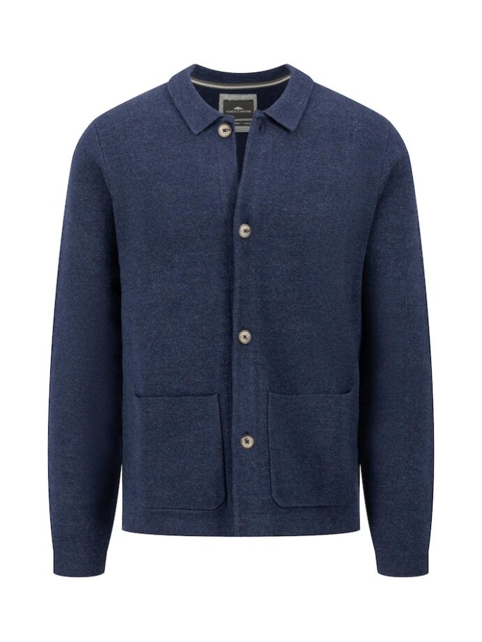 FYNCH-HATTON - Knit Blazer, Cotton Wool