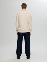 SELECTED - SLHLAND LS KNIT HALF ZIP