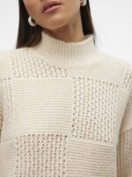 VERO MODA - VMMOON LS HIGHNECK PULLOVER