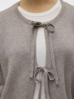 VERO MODA - VMHOLLYKARIS BOW LS OPEN CARDI