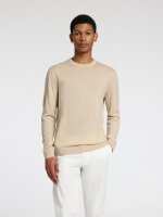 SELECTED - SLHTRAY LS KNIT MERINO CREW NE