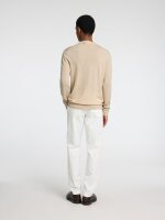 SELECTED - SLHTRAY LS KNIT MERINO CREW NE