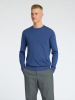 SELECTED - SLHTRAY LS KNIT MERINO CREW NE