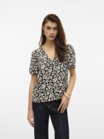 VERO MODA - VMALBA SS V-NECK SHIRT WVN GA