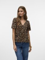 VERO MODA - VMALBA SS V-NECK SHIRT WVN GA