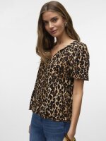 VERO MODA - VMALBA SS V-NECK SHIRT WVN GA