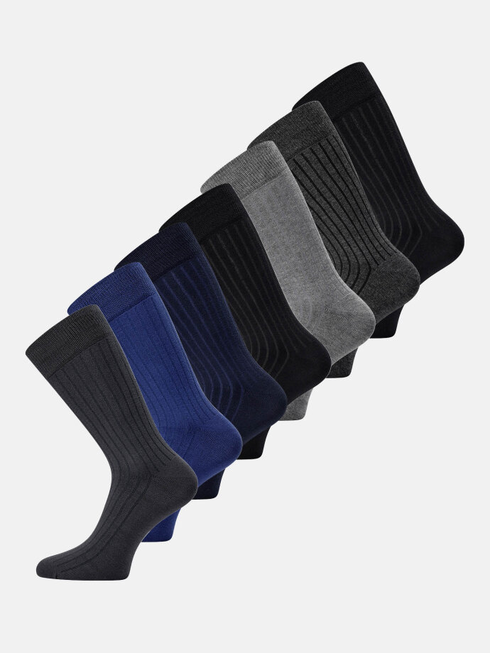 JBS - JBS 7-pack rib socks bamboo