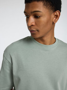 SELECTED - SLHLOOSEOSCAR SS O-NECK TEE NO