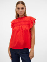 VERO MODA - VMTRINE SL LACE TOP WVN GA NOO