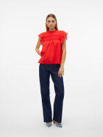 VERO MODA - VMTRINE SL LACE TOP WVN GA NOO